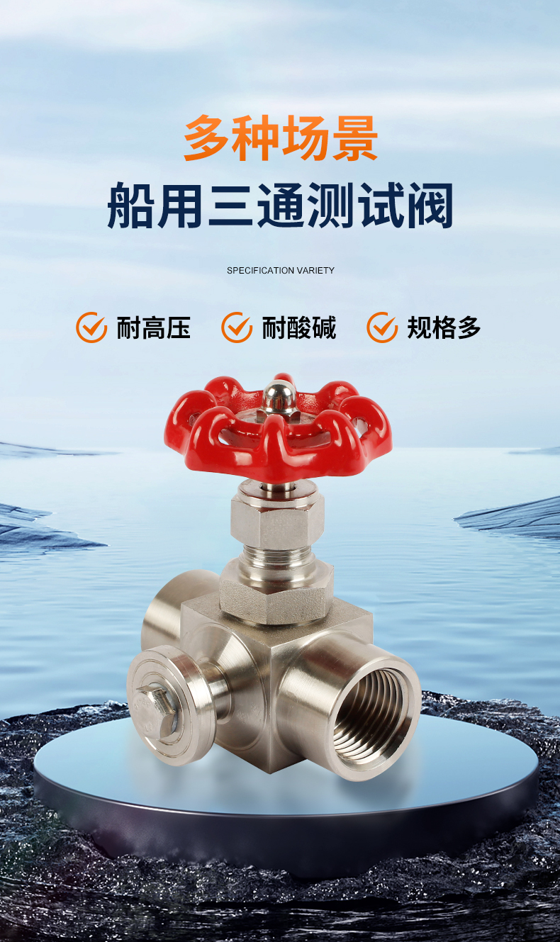 船用三通测试阀A